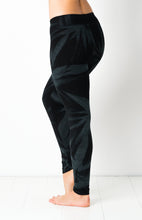 Load image into Gallery viewer, Thin Lycra Black Star Leggings- yoga pants