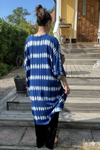 Load image into Gallery viewer, Indigo Net Kaftan