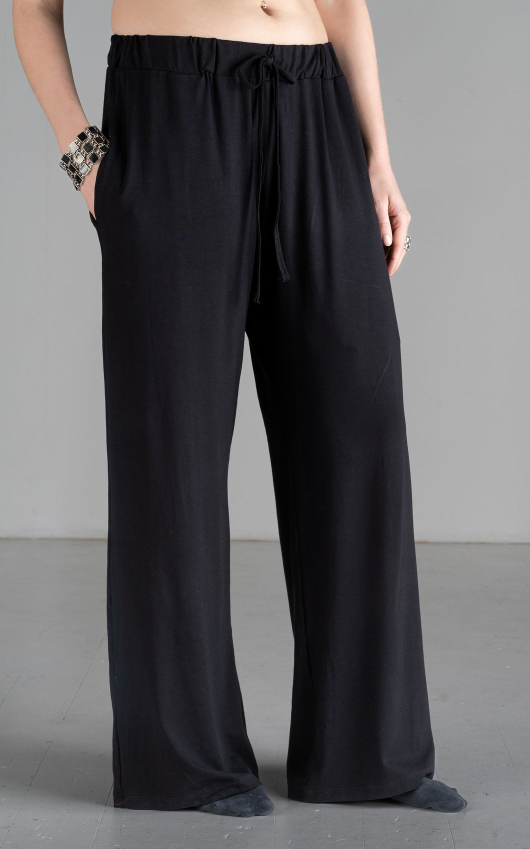 Black Wide Pant
