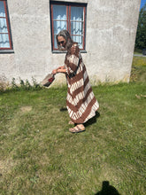 Load image into Gallery viewer, A-Line Dress Chocolate Net