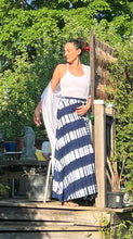 Load image into Gallery viewer, Wrap Skirt Indigo Net