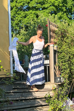 Load image into Gallery viewer, Wrap Skirt Indigo Net