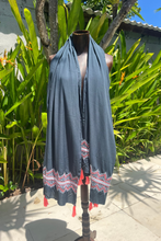 Load image into Gallery viewer, Java Sarong Dark Grey