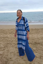 Load image into Gallery viewer, Long Shirt Indigo Net