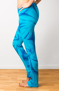 Turqoise Star Leggings- yoga pants