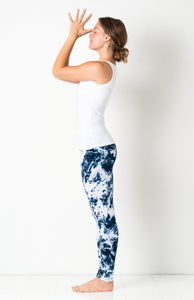 Midnite Smoke Tie Dye Leggings- yoga pants