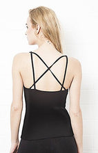 Load image into Gallery viewer, Cross Back Yoga Cotton/Lycra Top