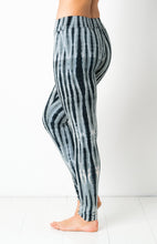 Load image into Gallery viewer, Black/Grey Net Tie Dye Leggings- yoga pants