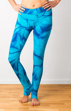Load image into Gallery viewer, Turqoise Star Leggings- yoga pants