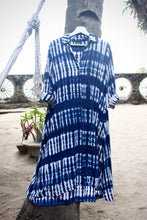 Load image into Gallery viewer, A-Line Dress Indigo Net