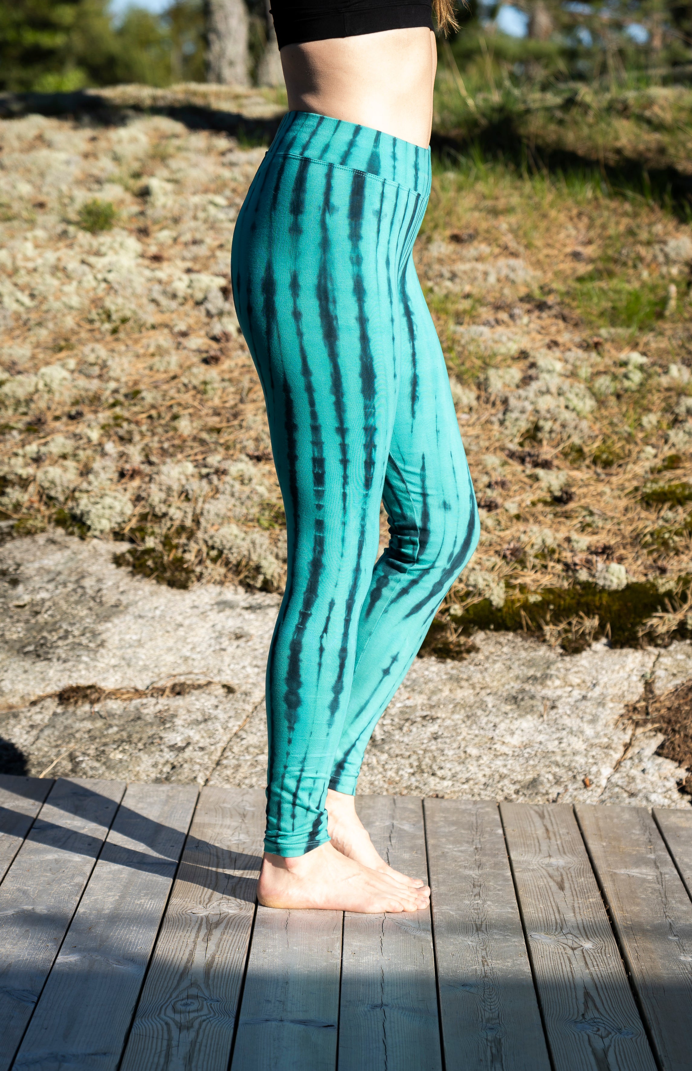 Soft Surroundings, Pants & Jumpsuits, Soft Surroundings Leggings Womens  Size Medium Multicolored Tie Dye Stretch Yoga