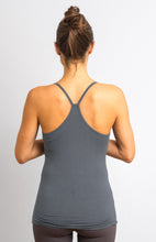 Load image into Gallery viewer, Strap Top Stone Viscose/ Lycra  Strap Top