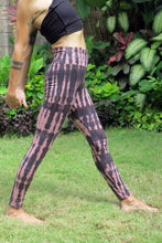 Load image into Gallery viewer, Pink/Black High Waisted Bamboo Lycra Leggings