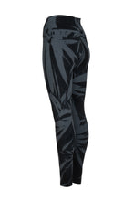 Load image into Gallery viewer, Black Star High Waisted Bamboo Lycra Leggings